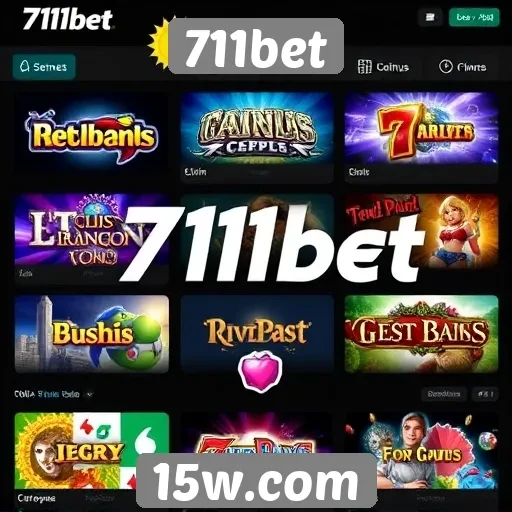 Uma análise das opções de jogos na 711bet
